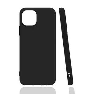 Uyumlu Model Apple iPhone 13 Pro Kılıf Biye Yumuşak Silikon Case (Siyah)