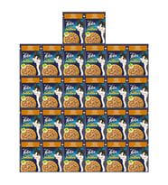 Felix Sensation Tavuk & Havuçlu Kedi Yaş Mama 85 Gr X 26 Adet (Kahverengi)