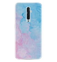 Oppo Reno 2Z 4 Lite 4 Pro 5 6 7 A31 Kılıf Desemli Silikon Pink Blue Abstract 1385