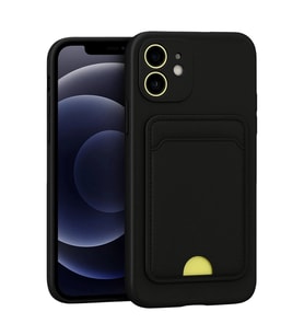 Durukar® iPhone 11 Kılıf Kelvin Kartvizitli Silikon - Siyah