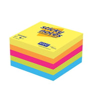 Kraf Yapışkanlı Not Kağıdı Küp 50x50 mm 250 yp Mixed 5050MX (Karışık)
