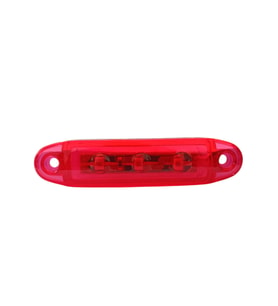 Kırmızı Parmak Led Dorse Lamba 3 Ledli 9cm 12-24V