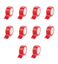 Omeyva Takviyeli Tamir Bandı - İzolasyon Onarım Çadır Bandı - Kırmızı - 48 mm x 10 YRD - 10 Rulo