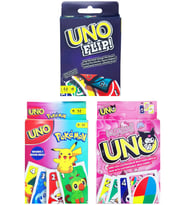Uno Flip Pokemon ve Kuromi Oyun Kartları Seti