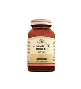Solgar Vitamin D3 1000 Iu 100 Softgel