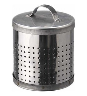 ÇELİK BÜYÜK DEMLİK İÇİ ÇAY SÜZGEÇ YÜKSEKLİK= 7CM ÇAP= 6CM