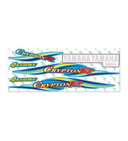 YAMAHA CRYPTON UYUMLU MAVİ STİCKER SET 002