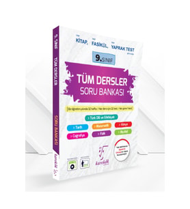 Karekök Yayınları 2025-2026 Müfredat Yeni Nesil 9.SINIF TÜM DERSLER SORU BANKASI (Çok Renkli)