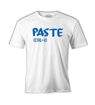 Paste - Ctrl+V Beyaz Erkek Tshirt