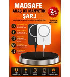 Akıllı Koruma Sistemli MagSafe Araç Tutucu iPhone 12 13 14 Uyumlu