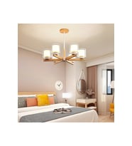 Modern Cottage Ahşap Avize