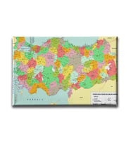 Türkiye Haitası Canvas Tablo HAY121