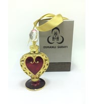 Osmanlı Sarayı Kaptan-I Derya Kokusu Sarı Kalp Tasarım Şişe 12Gr