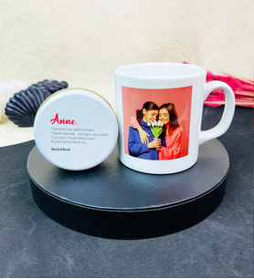 Kişiye Özel Anne Tasarımlı Kokulu Mum Ve Kupa Set