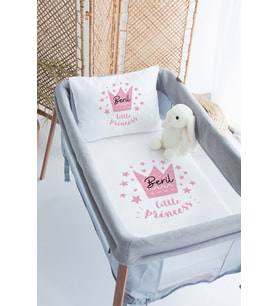 %100 Delux Pamuk Isme Özel 70x120 Park Yatak Nevresim Takımı