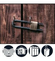 Master Lock 1950Eurd Katı Pirinç Anahtar Asma Kilit, 7 Ila 15,5 Cm Arasında Ayarlanabilir Kelepçeli,