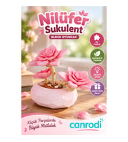 P655064 PANLOS PEMBE NİLÜFER SUKULENT MODEL 82 PARÇA BLOCK OYUNCAK