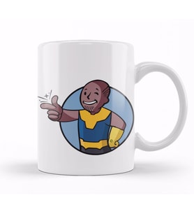 Fallout Vault Boy Thanos Kupa Bardak Porselen