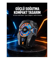 Mey İthalat® Cep Telefonu Radyatörü Yarı İletken Hızlı Soğutma ve Dijital Ekran Kontrollü