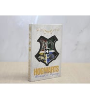 Harry Potter Hogwarts Amblemli Deri Defter (Krem)
