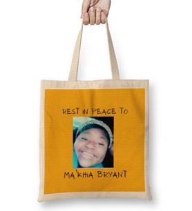 Rest in Peace to Ma’Khia Bryant Black Lives Matter Bez Çanta Uzun Saplı