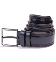 Dagoster DMK26-455 Lacivert 4.5 cm Suni Deri Erkek Kemer