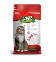 Jungle Yetişkin Kuzulu Kedi Maması 500 Gr (Kahverengi)