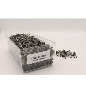 500 Gr Başlı Toplu İğne - STD Siyah