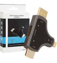Mini DP+DP+HDMI To HDMI 4K Çevirici