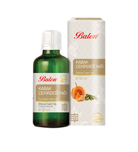 Kabak Çekirdeği Yağı Doğal Bitkisel Sabit Yağ 50ml Saf Yağ 50 Cc. Kabak Çekirdek Yağ