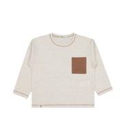 Civil Boys Cepli Overlok Dikişli 2-5 Yaş Sweatshirt - Bej