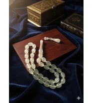Arpa Kesim Sistemli Kedigözü Tesbih (11mm x 7mm) (Çok Renkli)