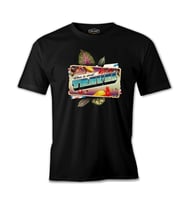 When in Doubt Travel Postcard Siyah Erkek Tshirt