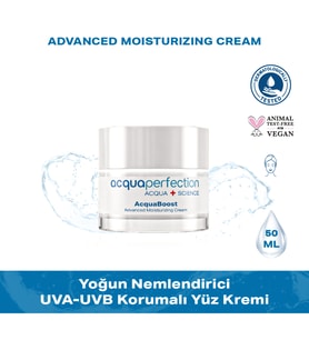 Acqua Perfection AcquaBoost Yoğun Nemlendirici & UVA-UVB Korumalı Yüz Kremi 50 ml