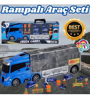 Rampalı Polis Tır Seti - Polis Taşıyıcı Tır - Kaydıraklı Kamyon - Araç Yol Seti - Tır Yol Seti - Oyu