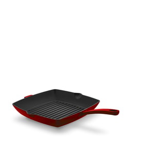 Korkmaz Casta Kırmızı Kare 30x30 cm Grill Döküm Tava A2848-1