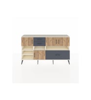 Arges Konsol 7 Raflı 3 Çekmeceli 4 Kapaklı 176x30x99 Aytaşı-Çam/Antrasit