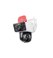 Çift Lens 6MP Bataryalı Güvenlik Kamerası PIR Sensörlü Yapay Zeka Destekli