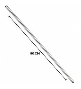 Northcity Alüminyum Metal Oklava 80 cm
