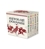 Maya Mitolojik Kitaplar Seti 2 - 5 Kitap Takım: Mitoloji Dünyası - Kutulu (Krem)