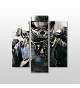 Robot  Kanvas Tablo 129x140cm (Karışık)