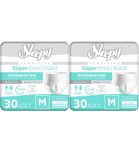 Sleepy Hasta Bezi Yetişkin Emici Külot M - Orta - Medium 60 Adet (2PK*30)