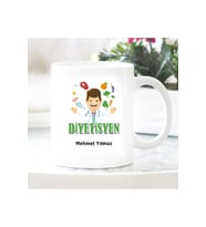 Kişiye Özel Diyetisyen Tasarımlı Kupa 40