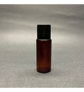 15 cc Amber Pet Şişe - Siyah Sızdırmaz Kapaklı - 15 ml Buklet Şişe  x 10 Adet (Karışık)