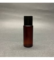 15 cc Amber Pet Şişe - Siyah Sızdırmaz Kapaklı - 15 ml Buklet Şişe  x 10 Adet (Karışık)
