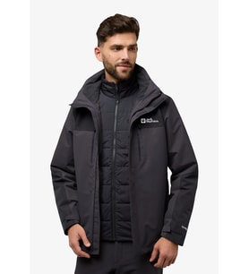 Jack Wolfskin Jasper 3IN1 Erkek Outdor Mont Gri
