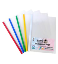 A-4 5'Lİ Yandan Sürgülü Sıkıştırmalı Dosya 1 Paket Artlantis A4 5 Renk Sıkıştırmalı Dosya 1 Paket (Renksiz)