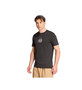 adidas M Terrex Athlete Erkek Outdoor Tişörtü JM6389 Siyah