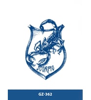 GZ-362 ORTA BOY YARI KALICI SPORPIO AKREP DESEN DÖVME