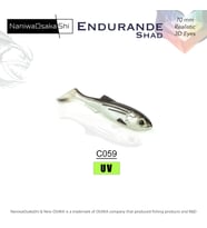 NANIWAOSAKASHI ENDURANDE SHAD 70MM C059 Mullet
